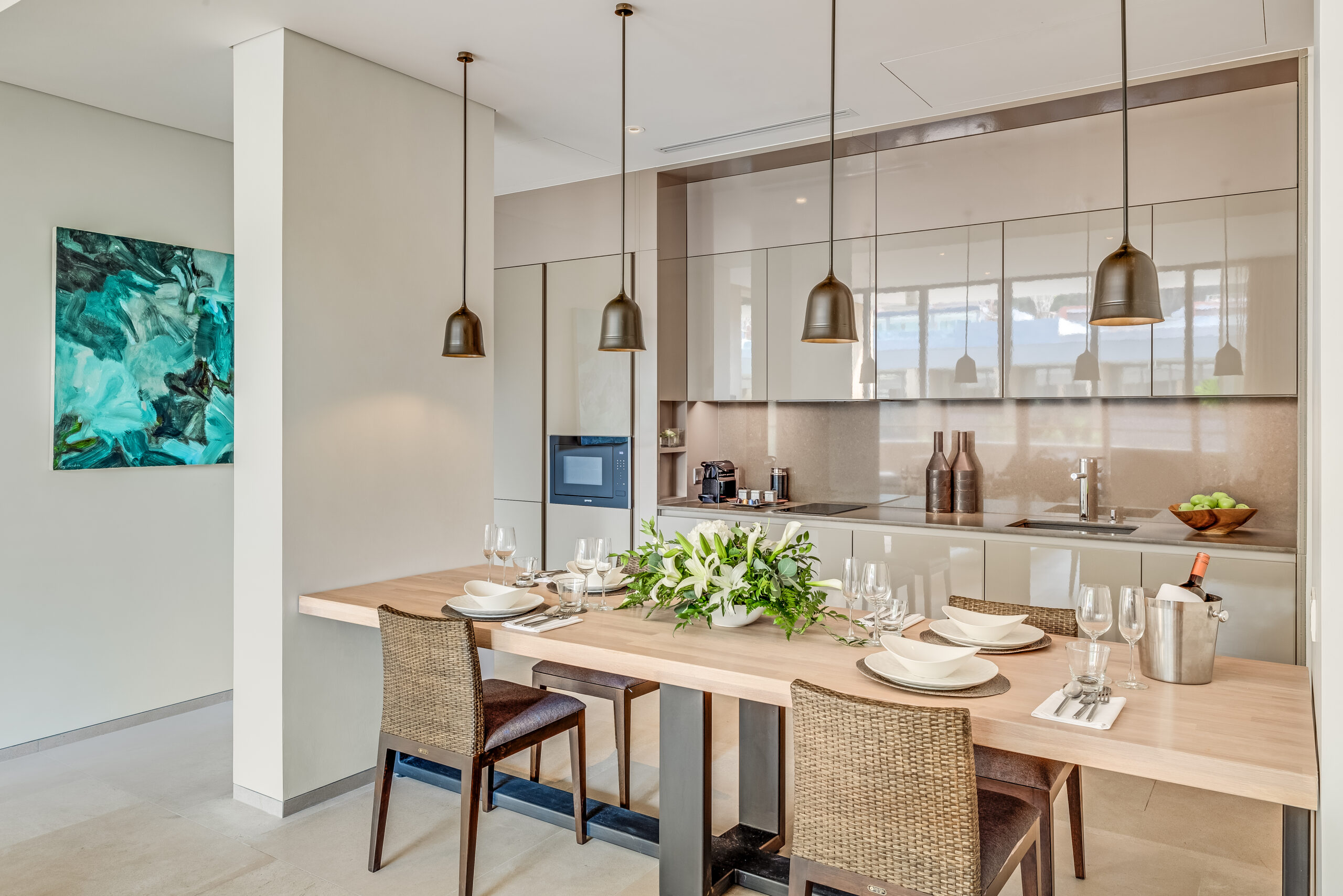 Grand Azure Pool Penthouse 3 Grand Azure Penthouse Private Pool Dining Room scaled