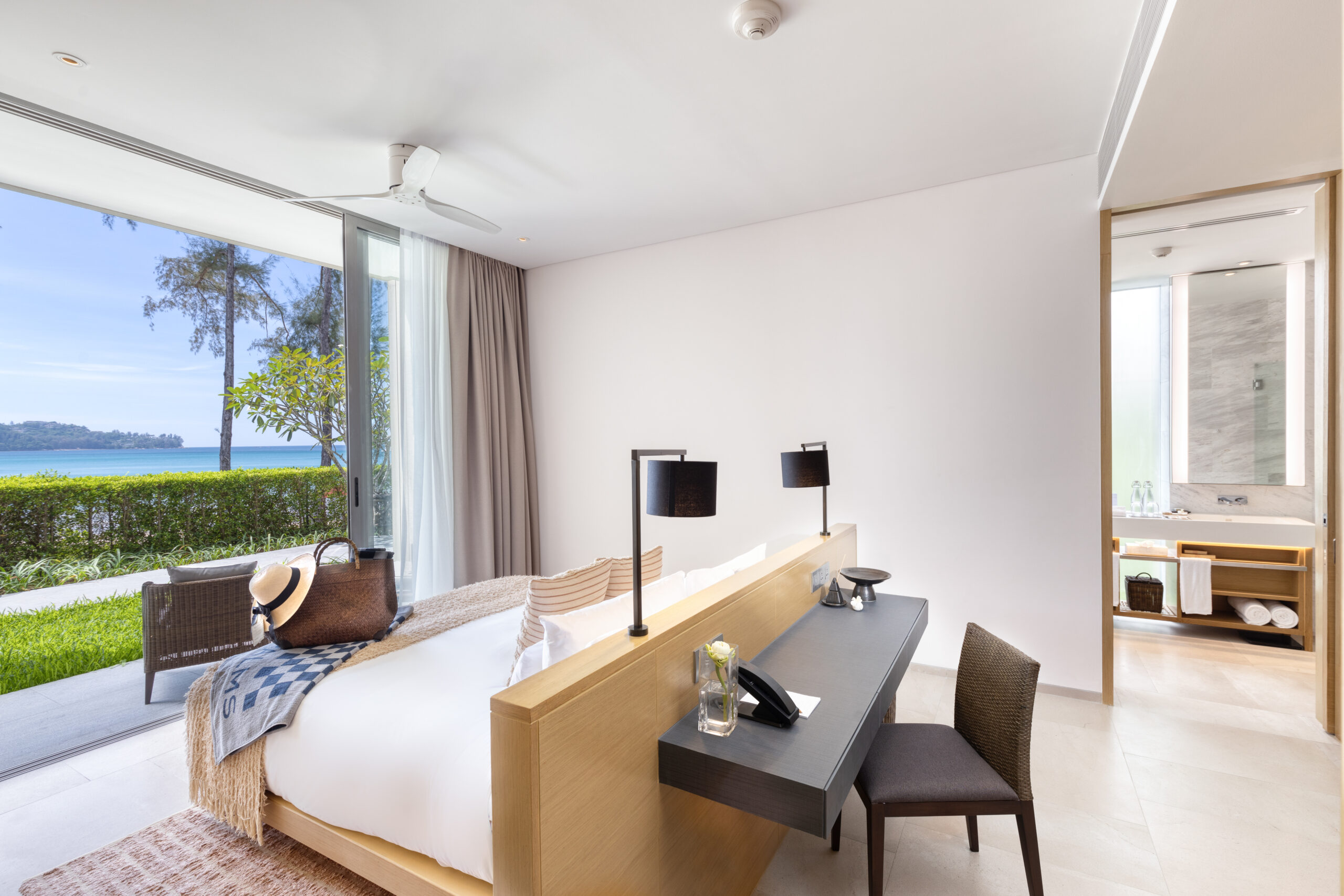 2 Bedroom Grand Azure Seafront Pool Suite 2 Grand Azure Sea Front Suite Private Pool 2 Bedroom Bedroom scaled