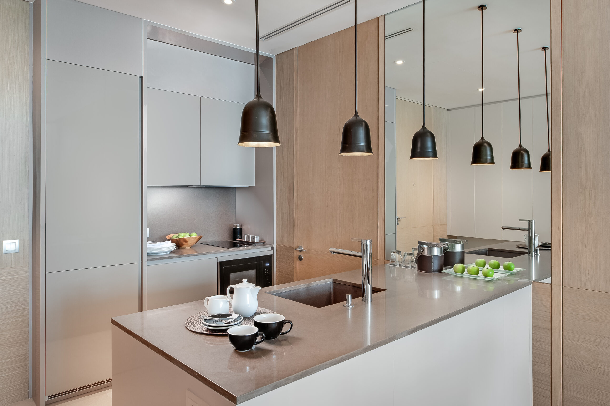 Grand Azure Sea View Pool Suite 3 Grand Azure Sea View Suite Private Pool Kitchen scaled