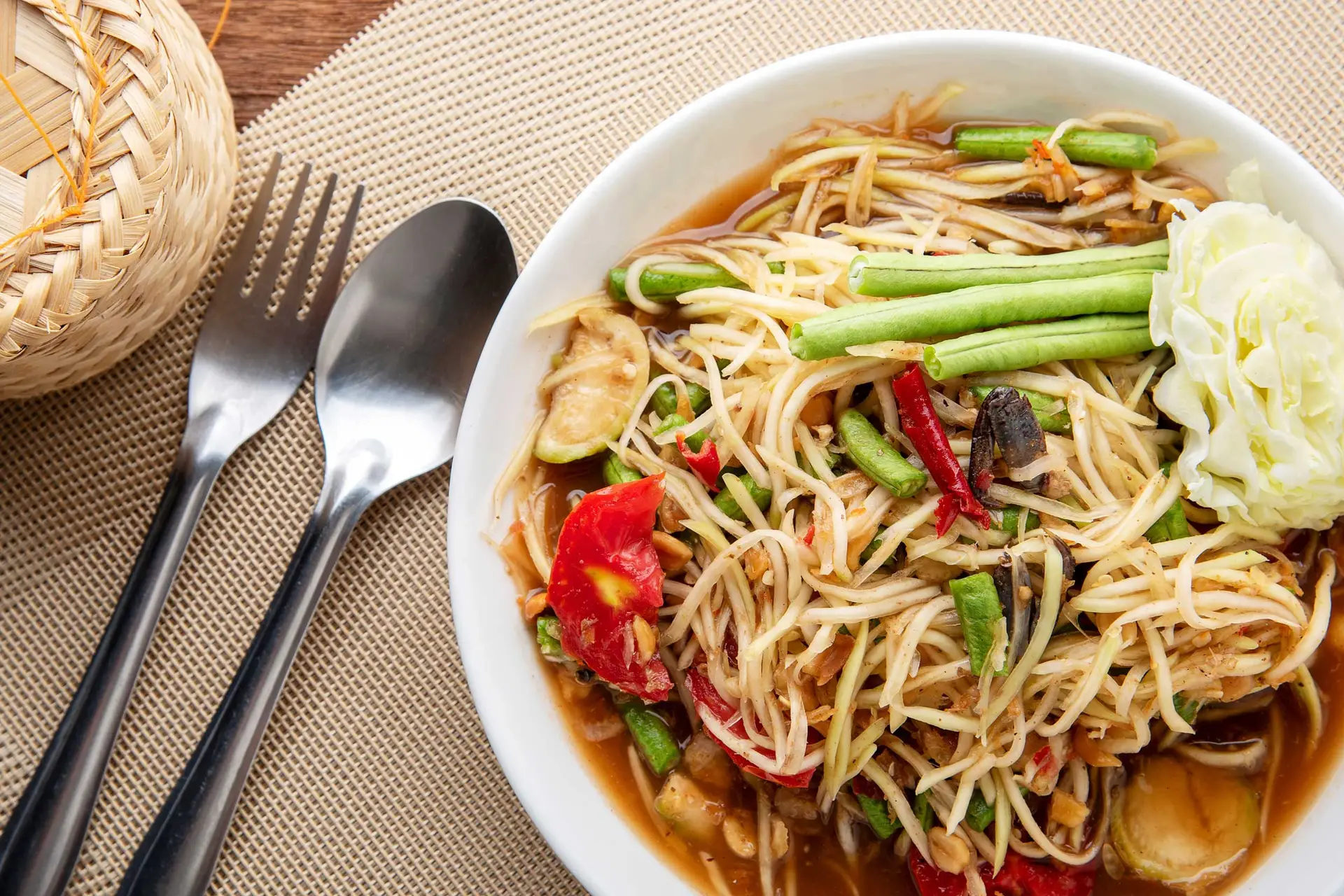 Som Tam Thai Street Food